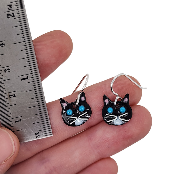 small cat earrings as seen in Signature Gallery